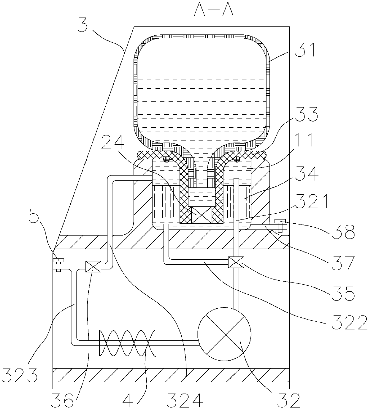 Wall-breaking food processor with water purification function