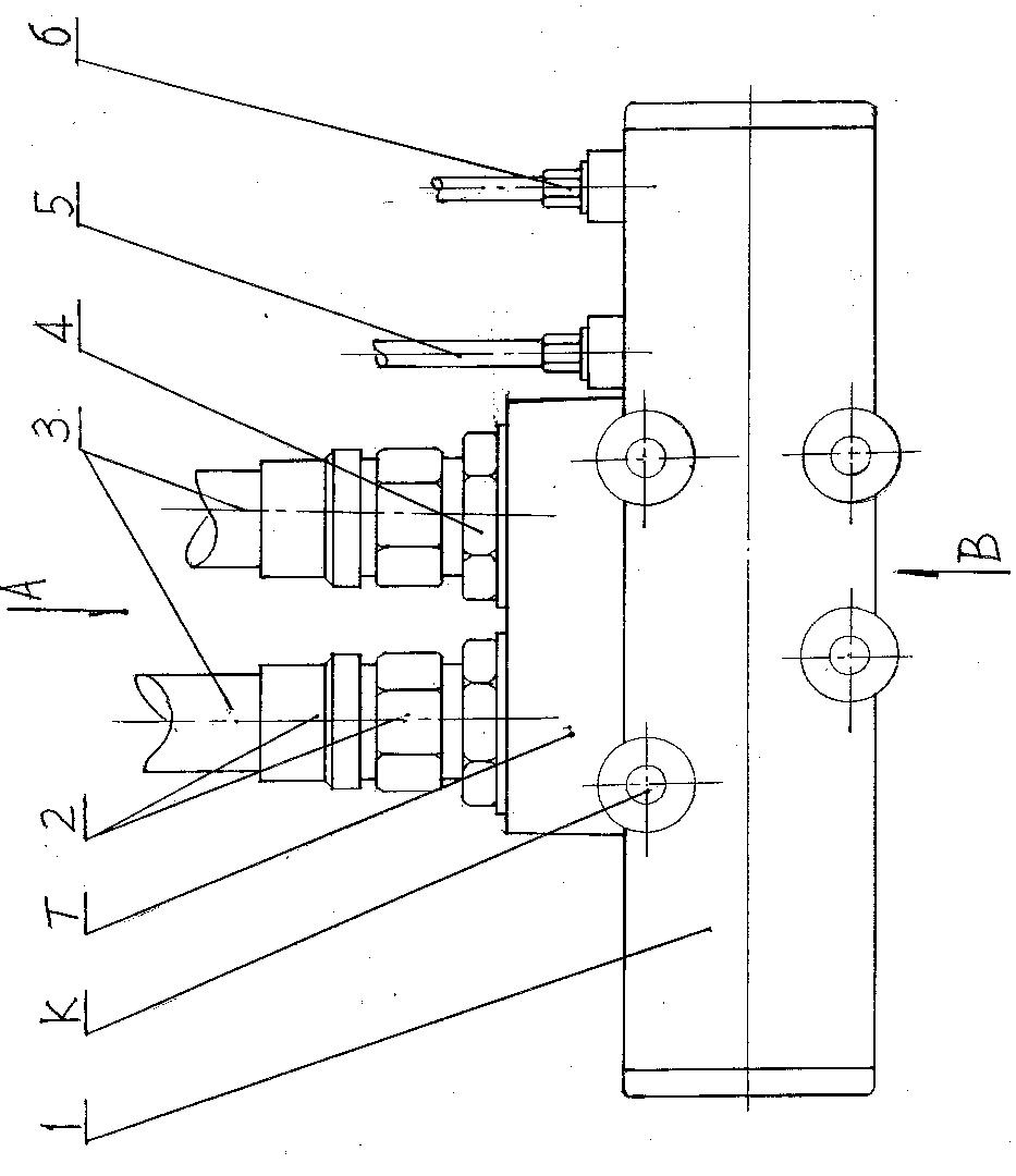 Three-cavity type three-position four-way air-control reversing hydraulic valve