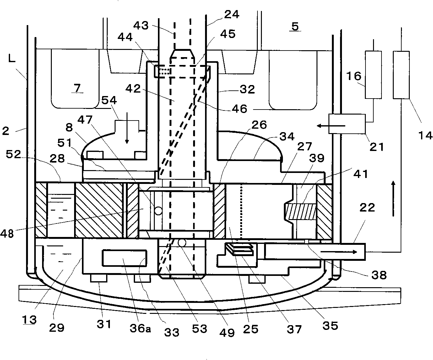 Control method for reducing oil-jetting apparatus of rotary compressor and uses thereof