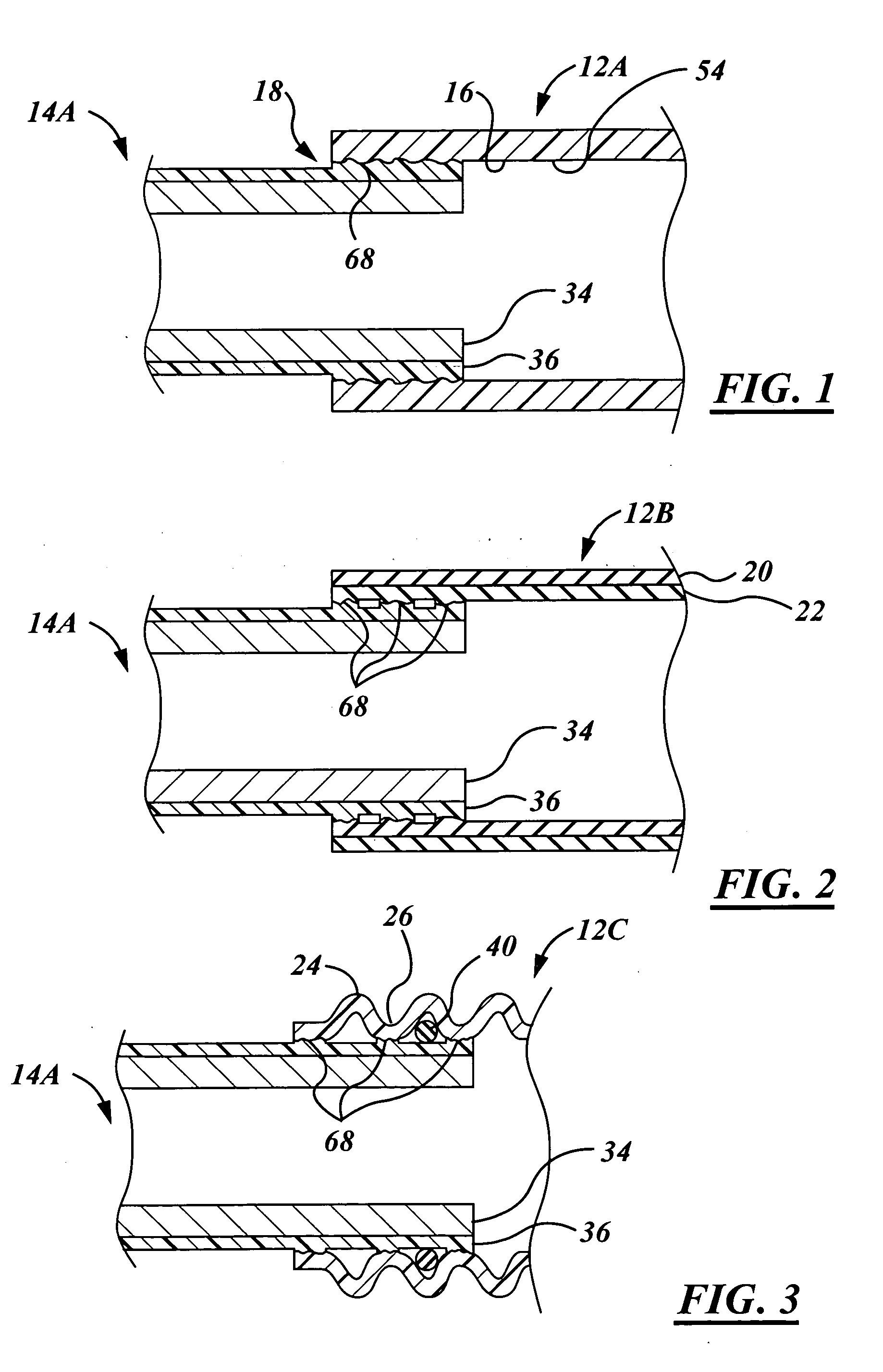 Method of coupling polymeric tubing to polymeric coated metal tubing
