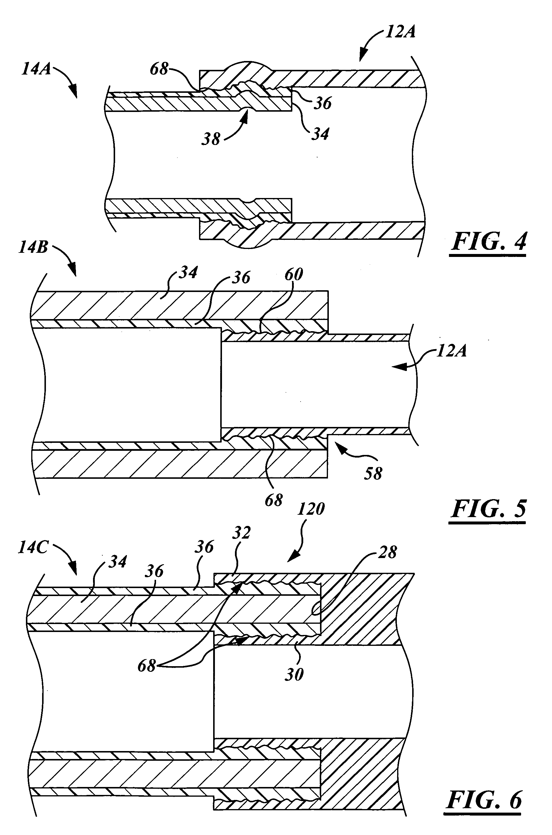 Method of coupling polymeric tubing to polymeric coated metal tubing
