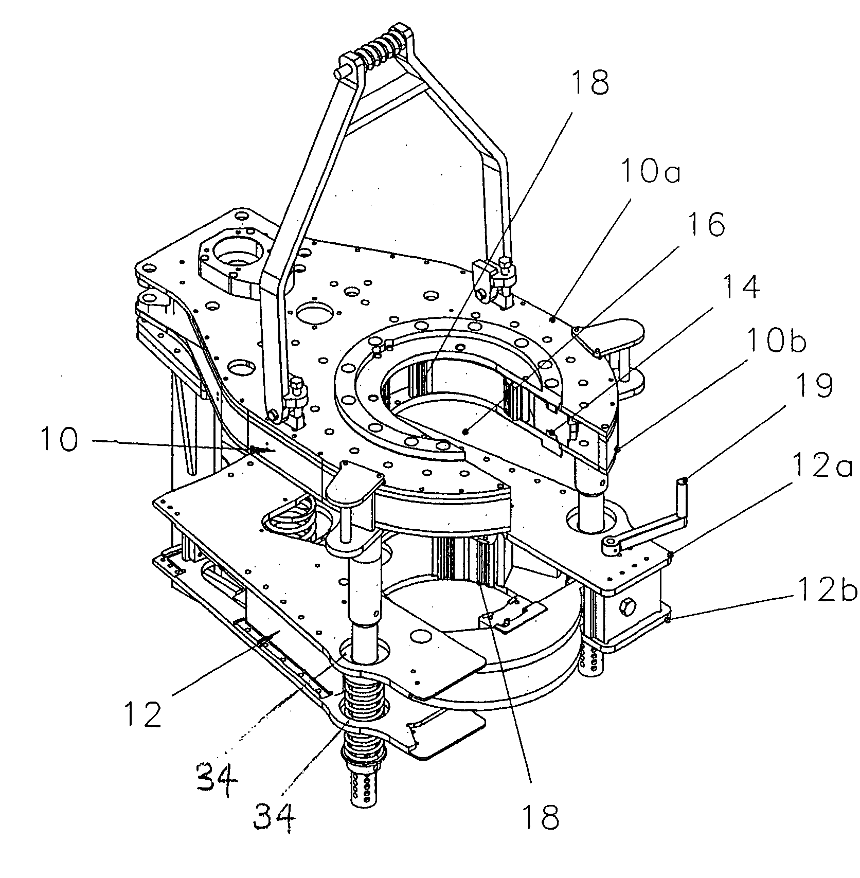 Support system for power tong assembly