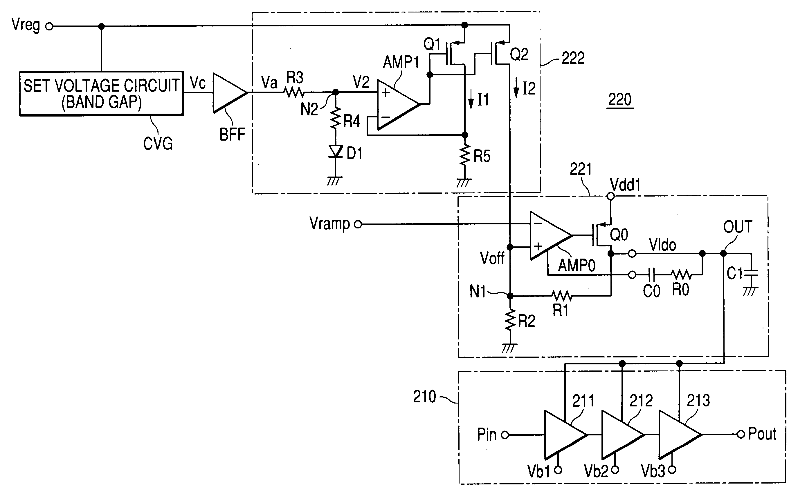 High frequency power amplifier circuit
