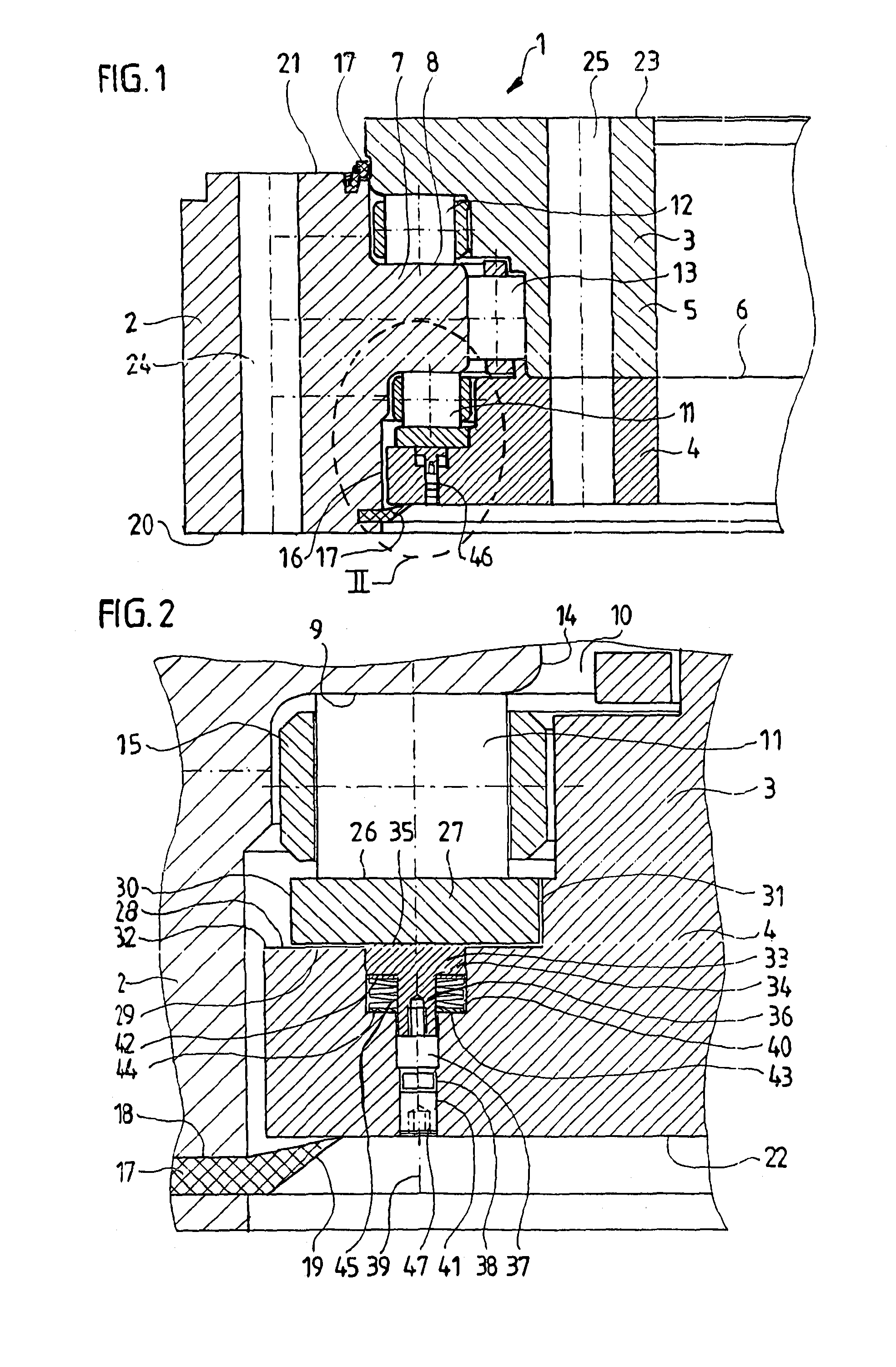 Rotor bearing for a wind power generating plant