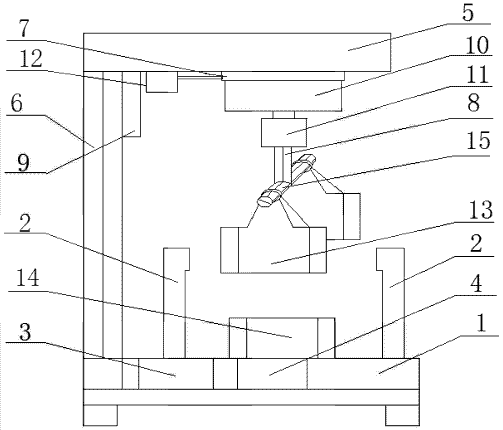 A test device and method for torsion and shear performance of asphalt mixture