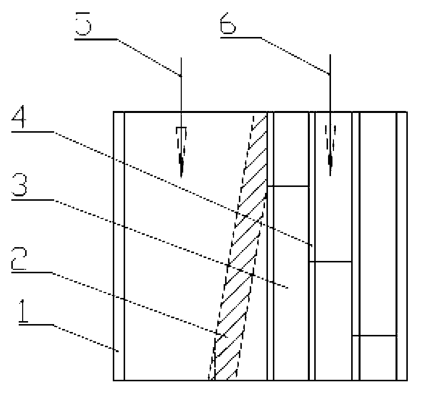 Distributary thickening braize decoupling burner and burning method