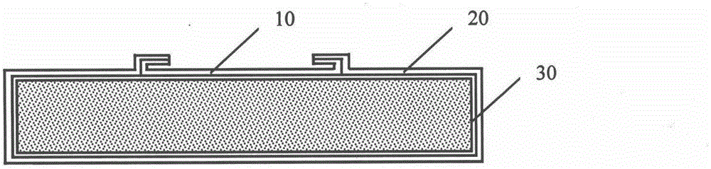 A vacuum insulation panel with low thermal bridge