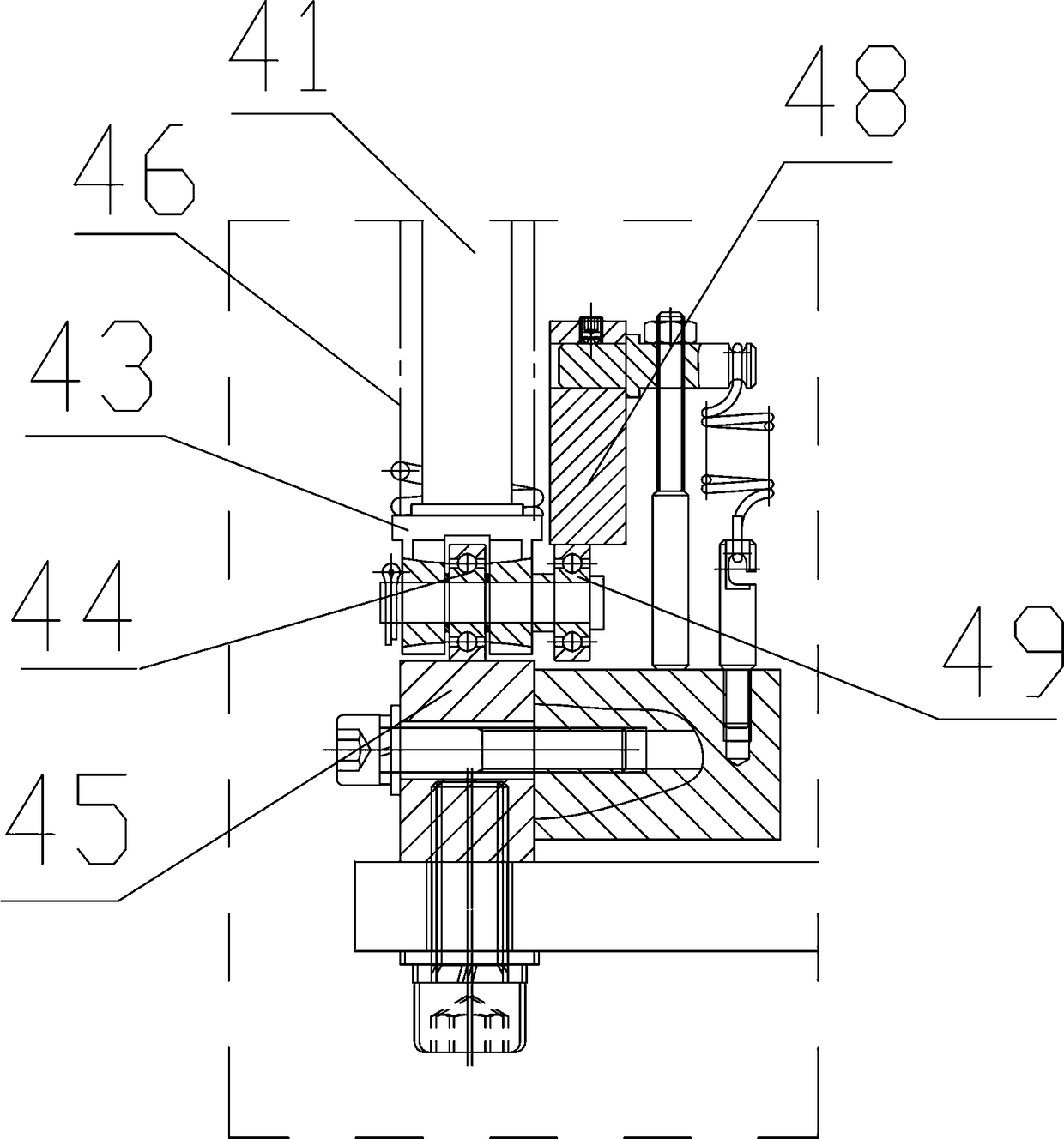 Dry sterilization device with lifting function and for empty bottles