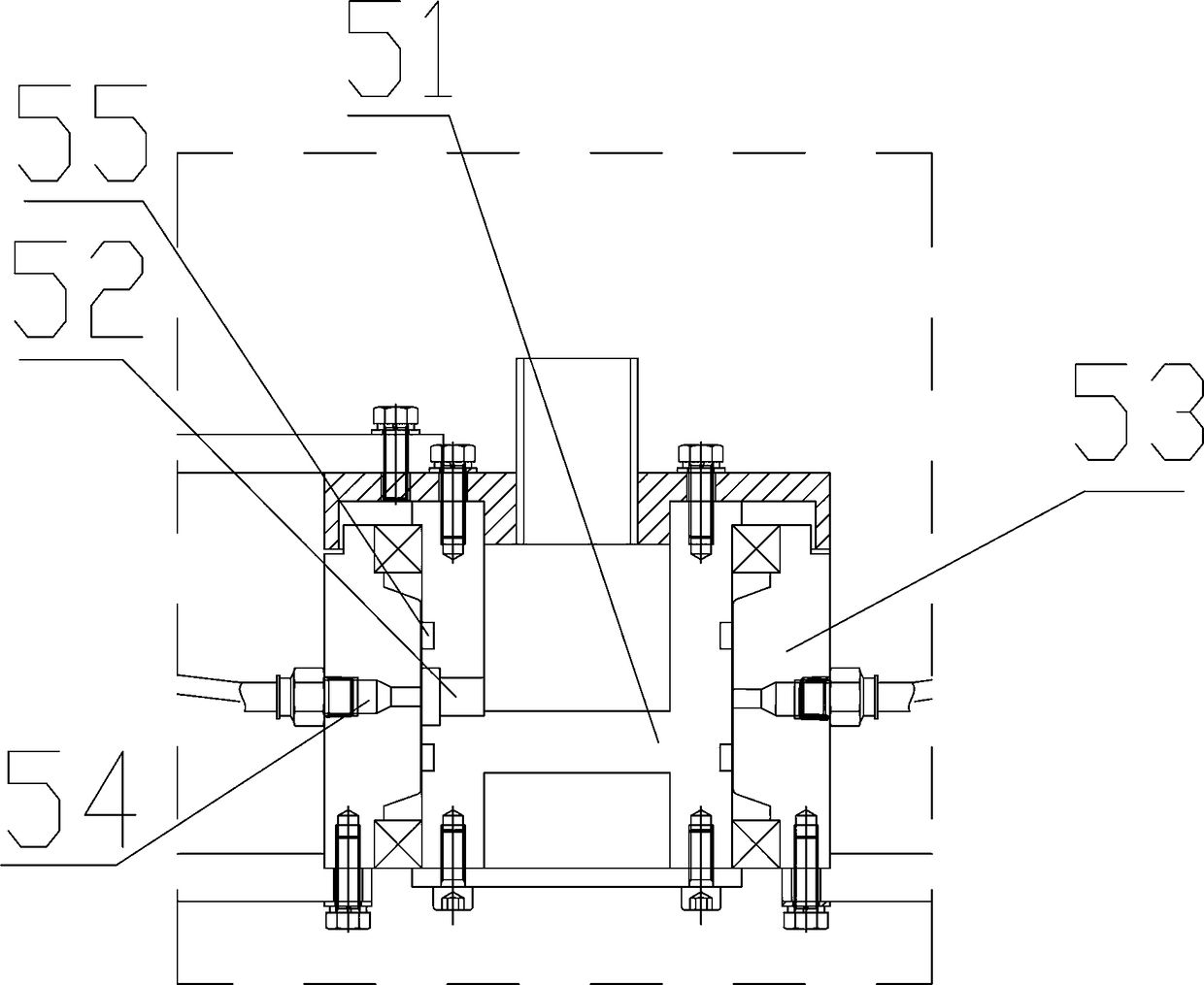 Dry sterilization device with lifting function and for empty bottles