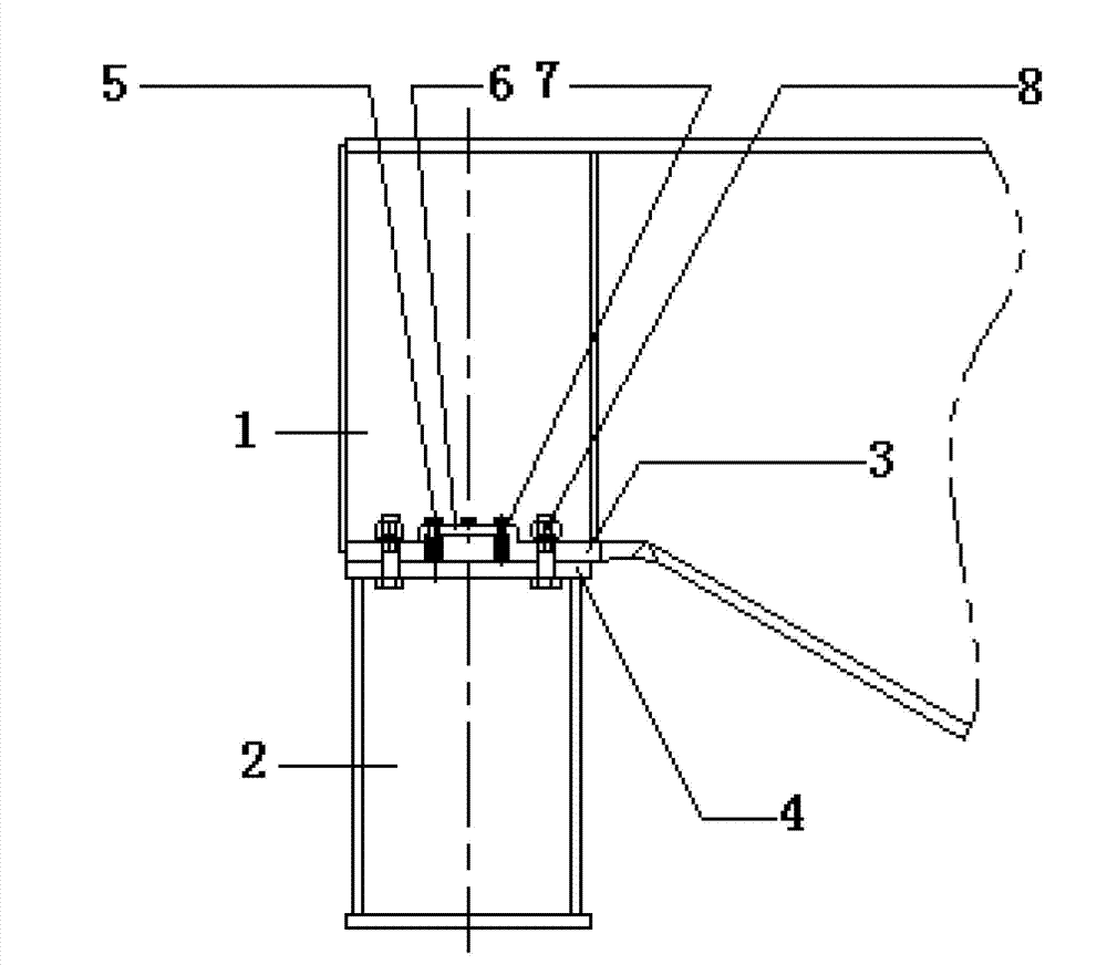 Crane main beam positioning device and method