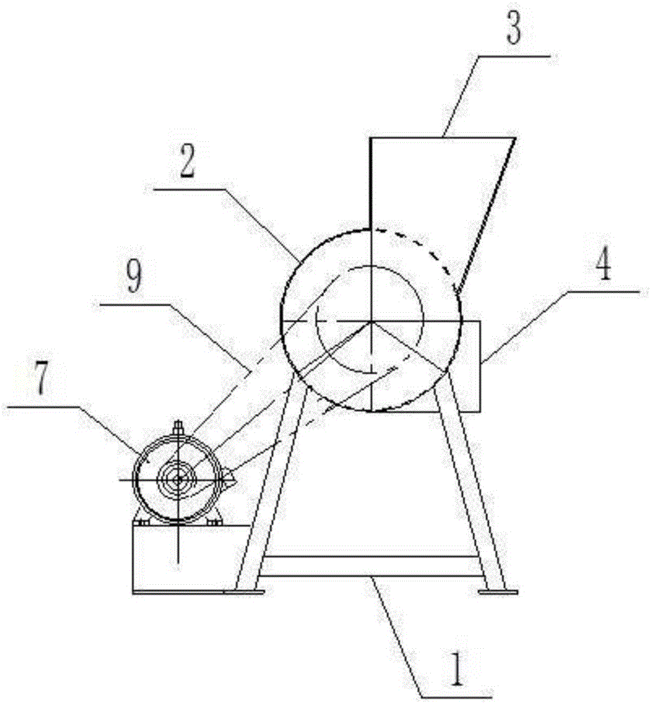 Waste thin film dry cleaning machine