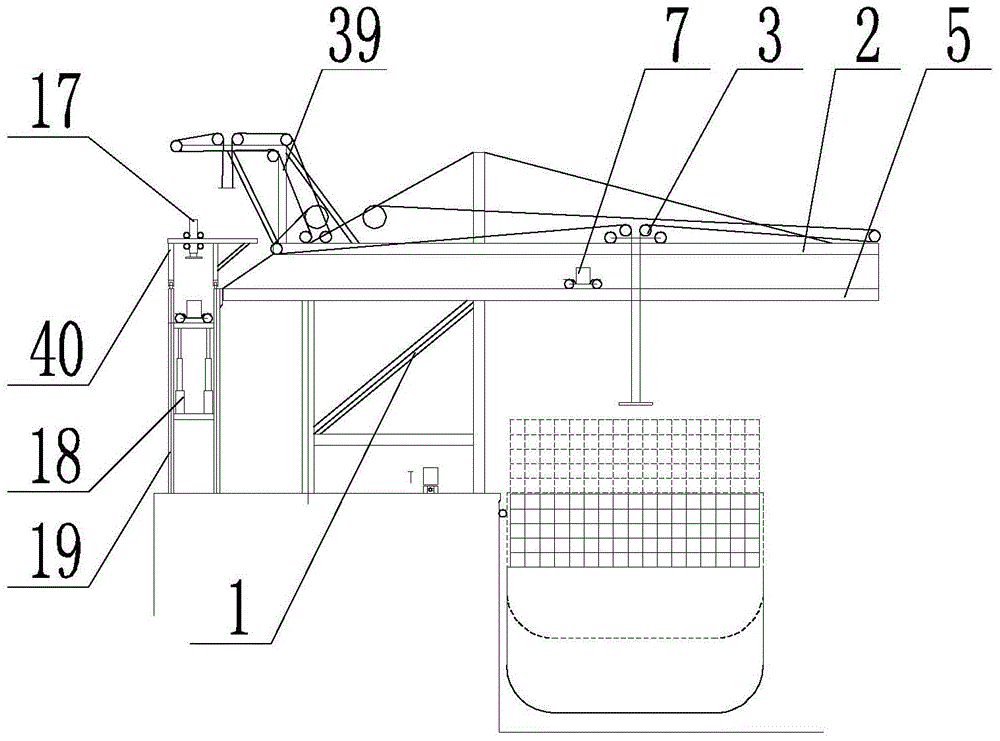 Cross-sea container handling technology and container handling system with cross-sea trestle