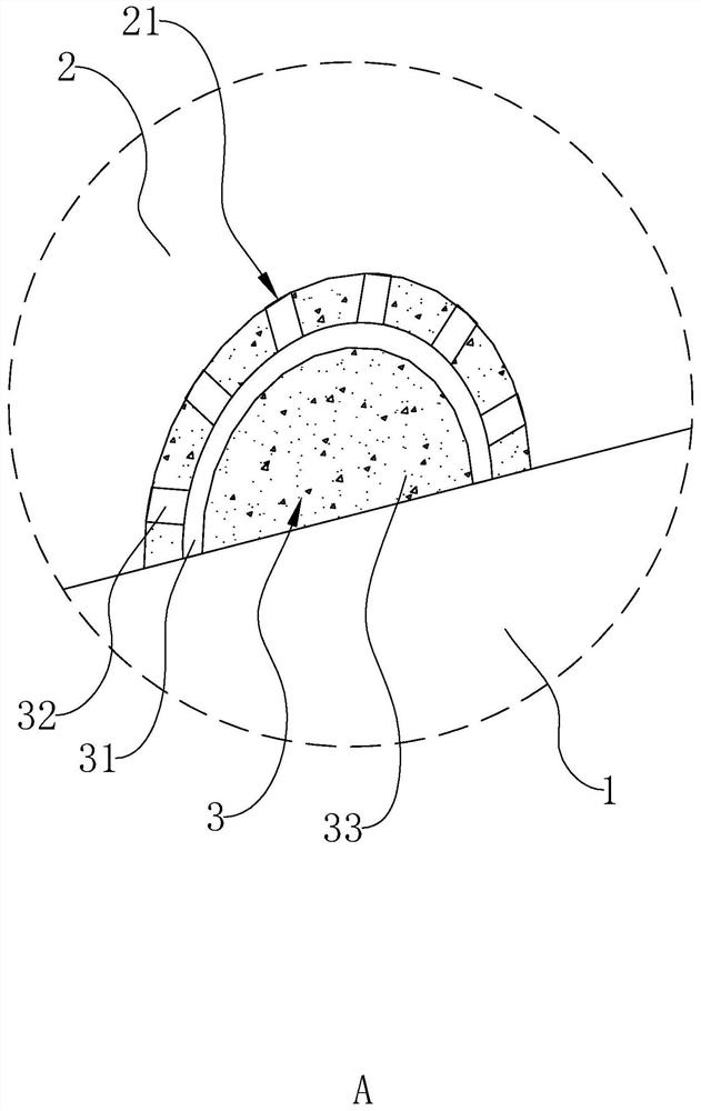 Assembly type ring rib buckling concrete shear wall system structure and construction method thereof