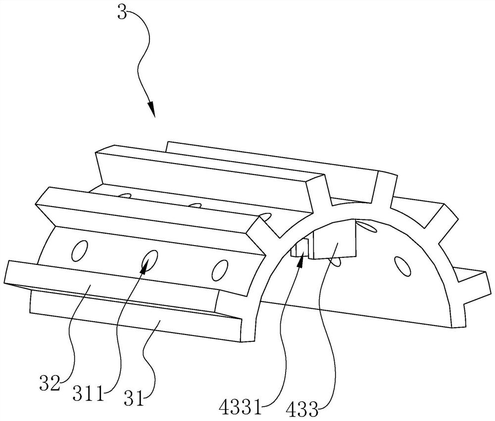 Assembly type ring rib buckling concrete shear wall system structure and construction method thereof