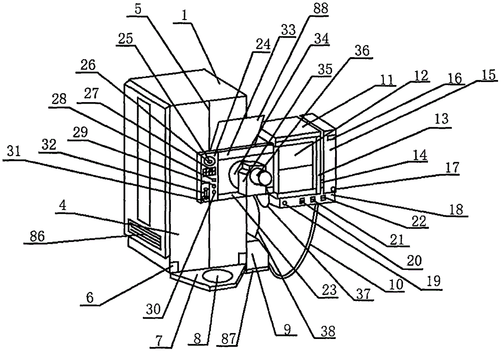 Device for barium enema examination of upper digestive tract