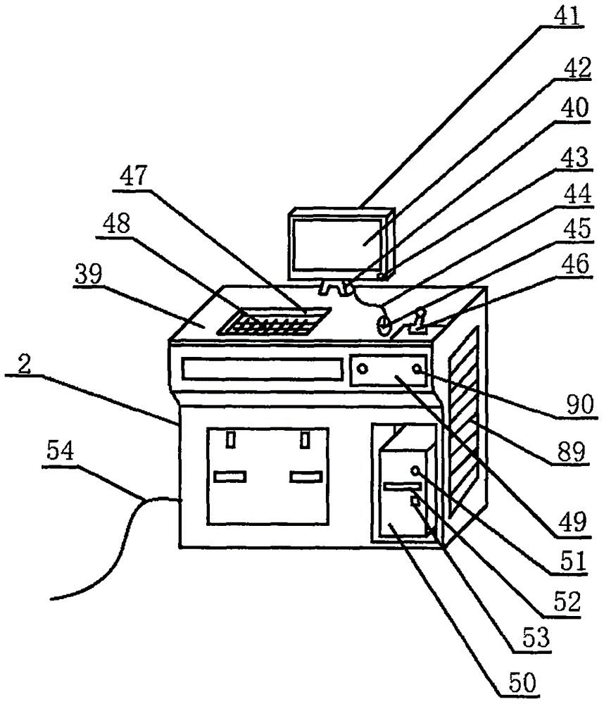 Device for barium enema examination of upper digestive tract