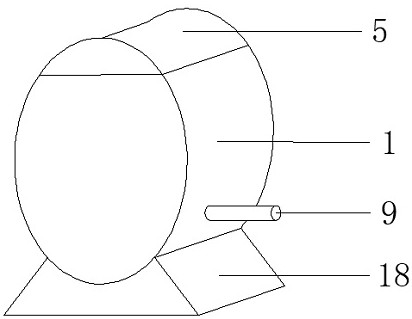 Thermal insulation latrine pit flushing device and implementation method