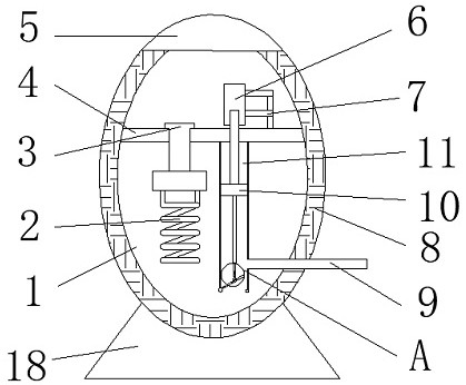 Thermal insulation latrine pit flushing device and implementation method