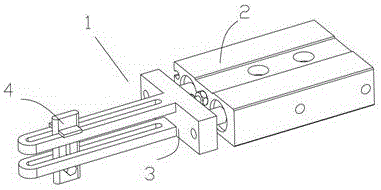 Yarn guide fixing device of twisting machine