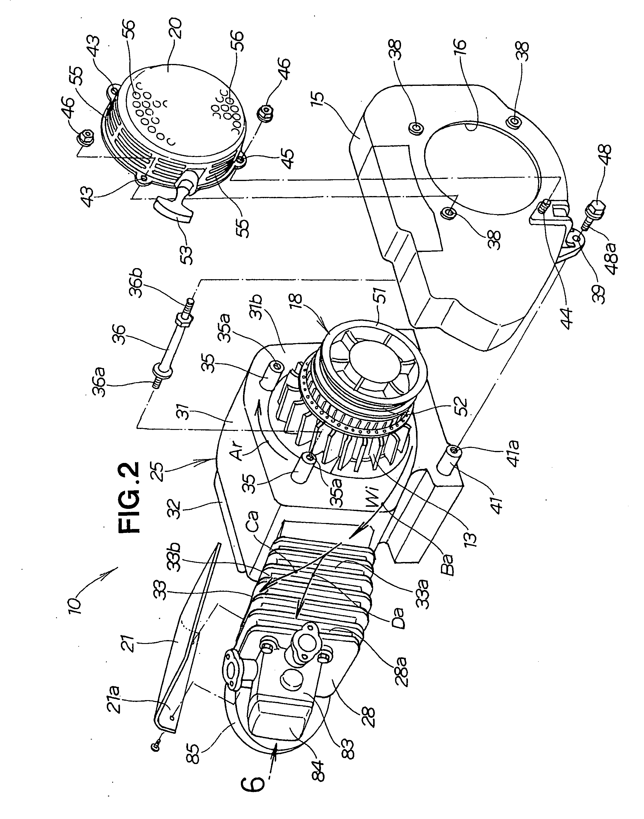 Air-cooled engine