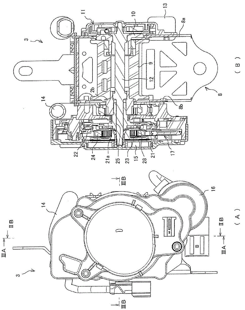 Seat belt retractor and seat belt device having same