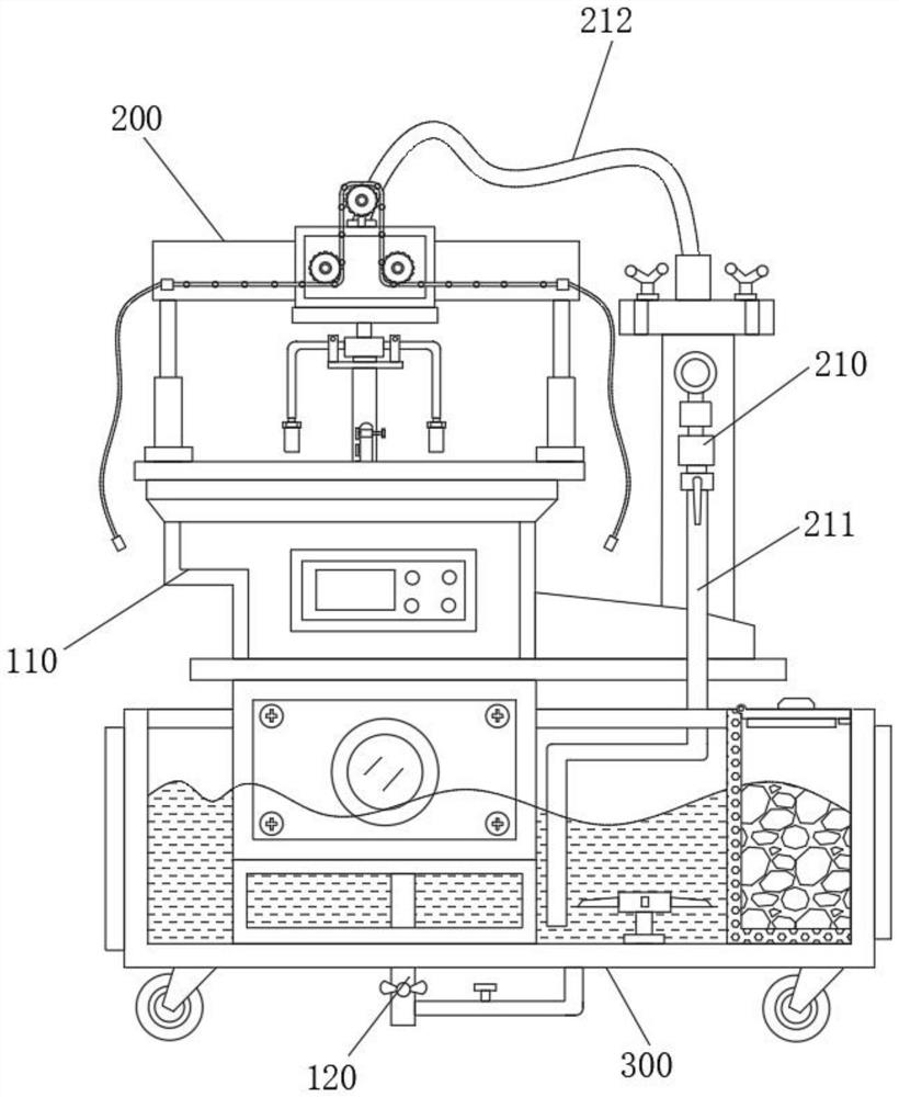 An electrophoresis tank with an efficient cleaning mechanism for bottom debris