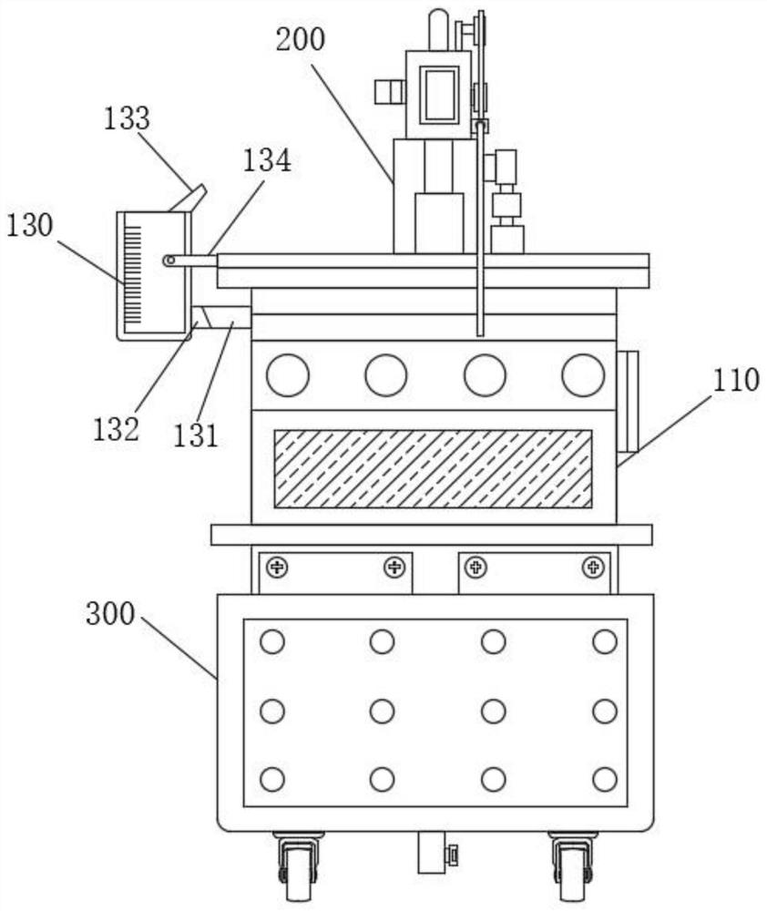 An electrophoresis tank with an efficient cleaning mechanism for bottom debris