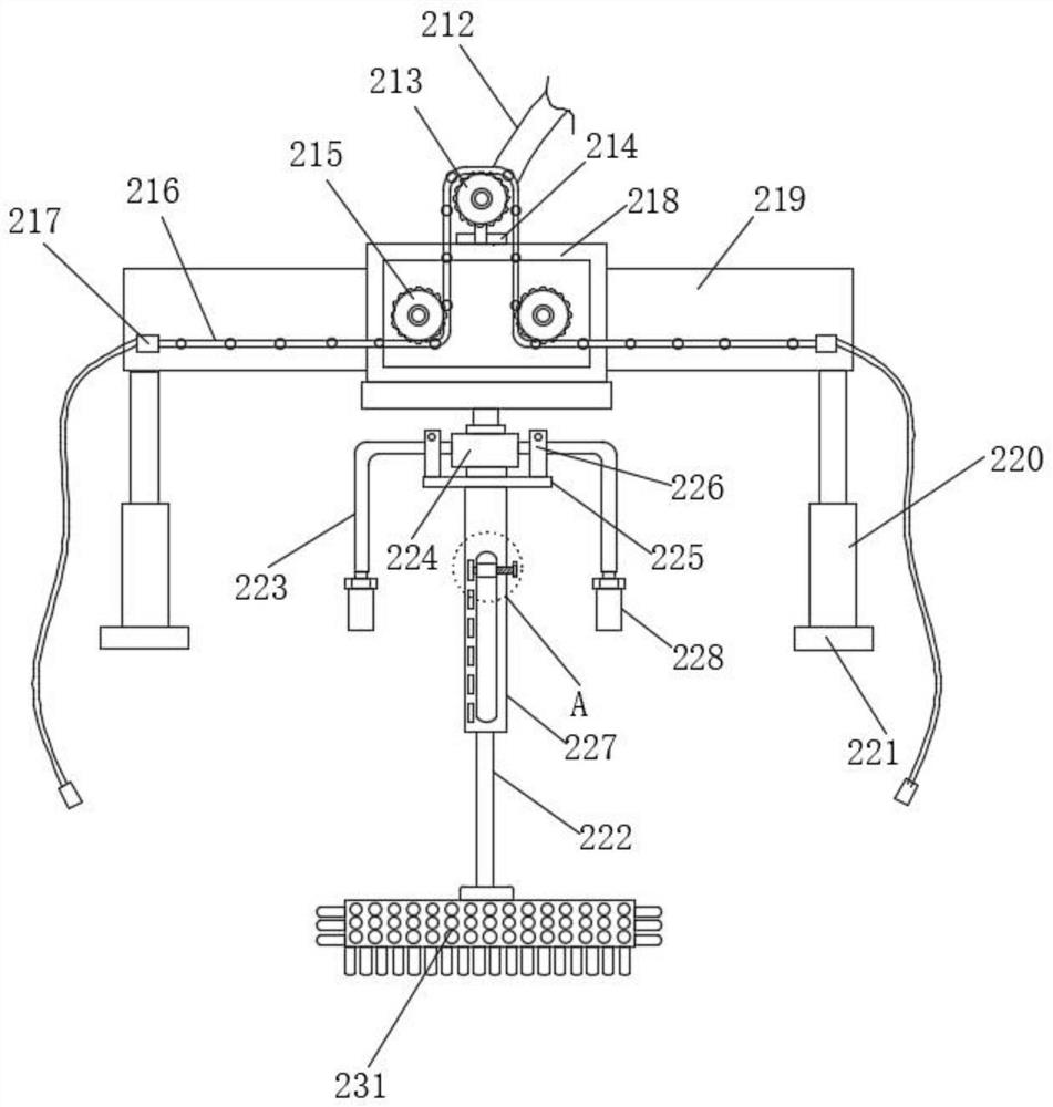 An electrophoresis tank with an efficient cleaning mechanism for bottom debris