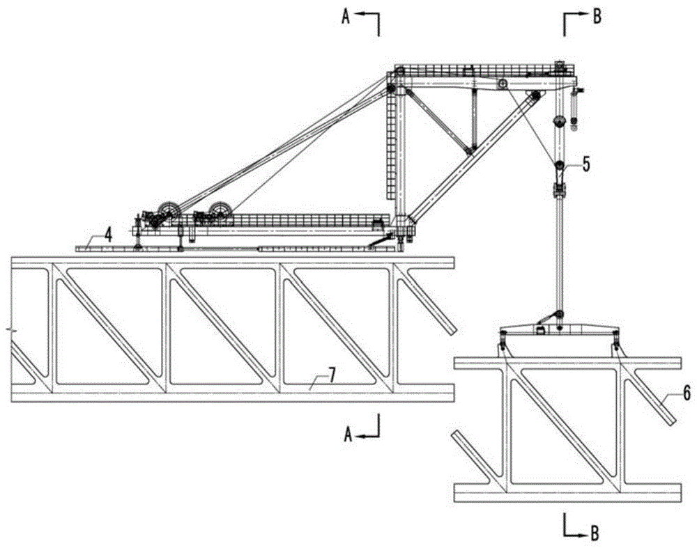 A method of installing steel truss girders