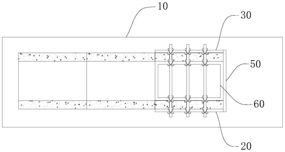 Construction method for on-site segmental pouring type concrete gallery and water storage pond