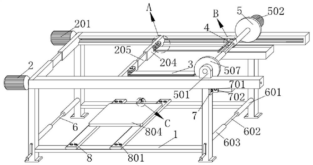 A kind of edging device for wood-based panel production and processing