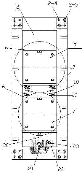 Rotary rolling die-cutting device