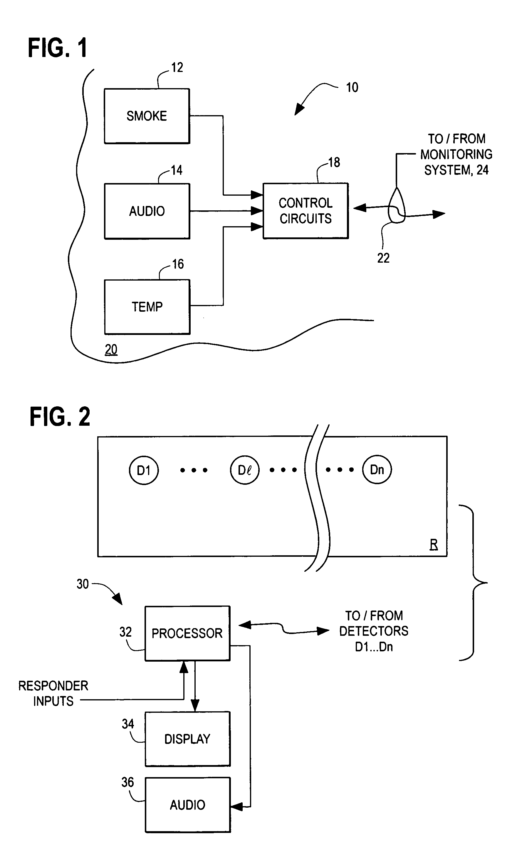 Multi-sensor fire detectors with audio sensors and systems thereof