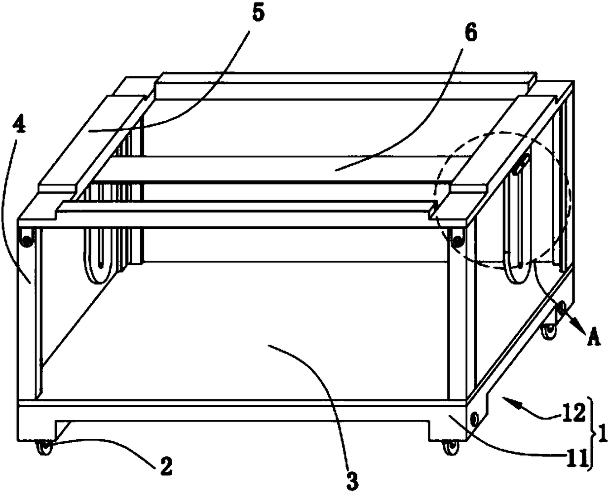 Production device for colored optical glass