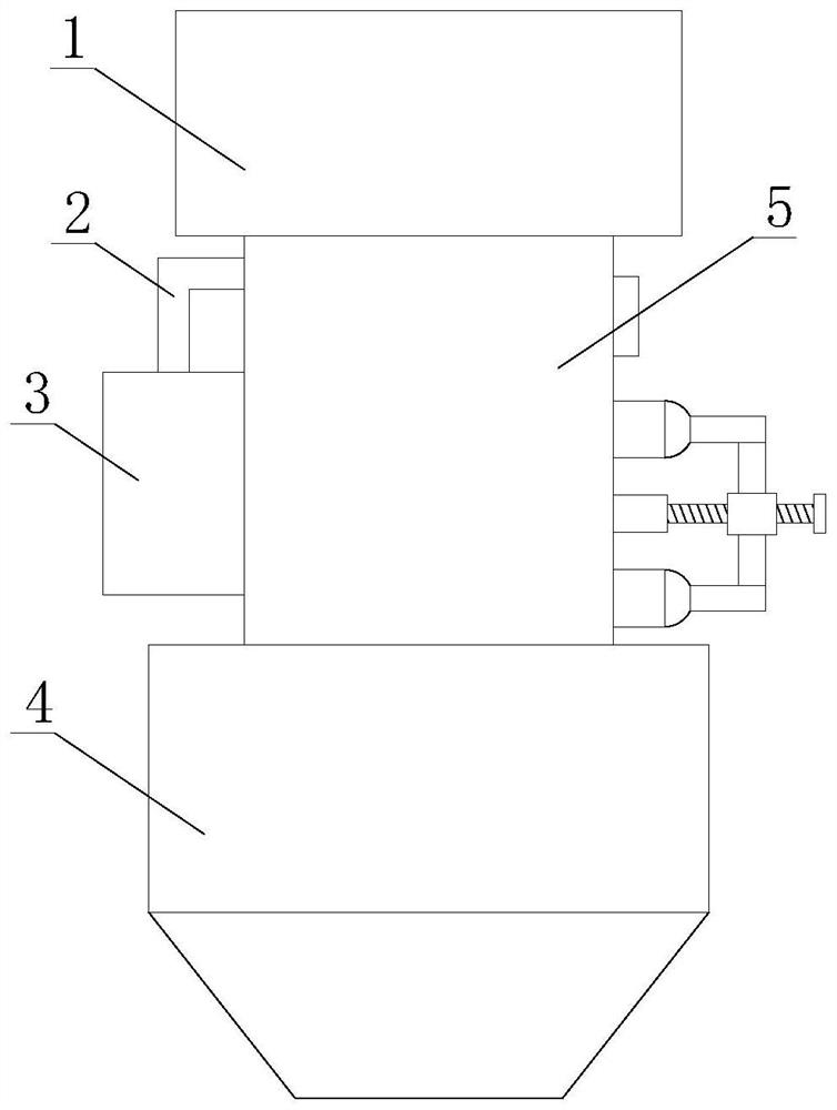 A dust-removing type chip sorting device with voltage stabilizing function