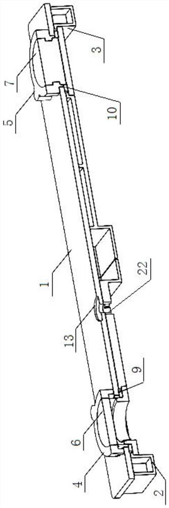 A safety protection type lithium ion battery cover plate