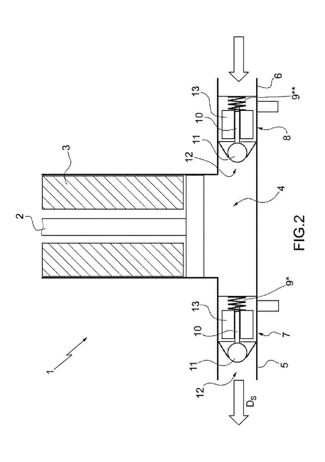 Piston pump and relative control method