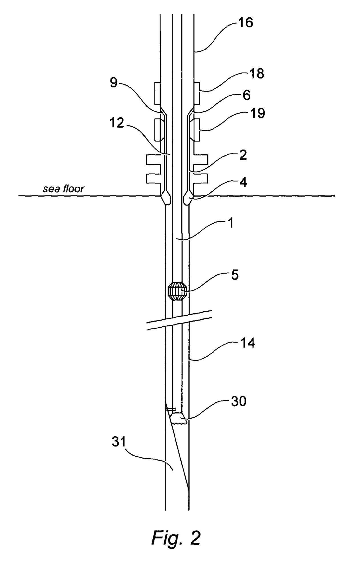 Retrievable subsea device and method