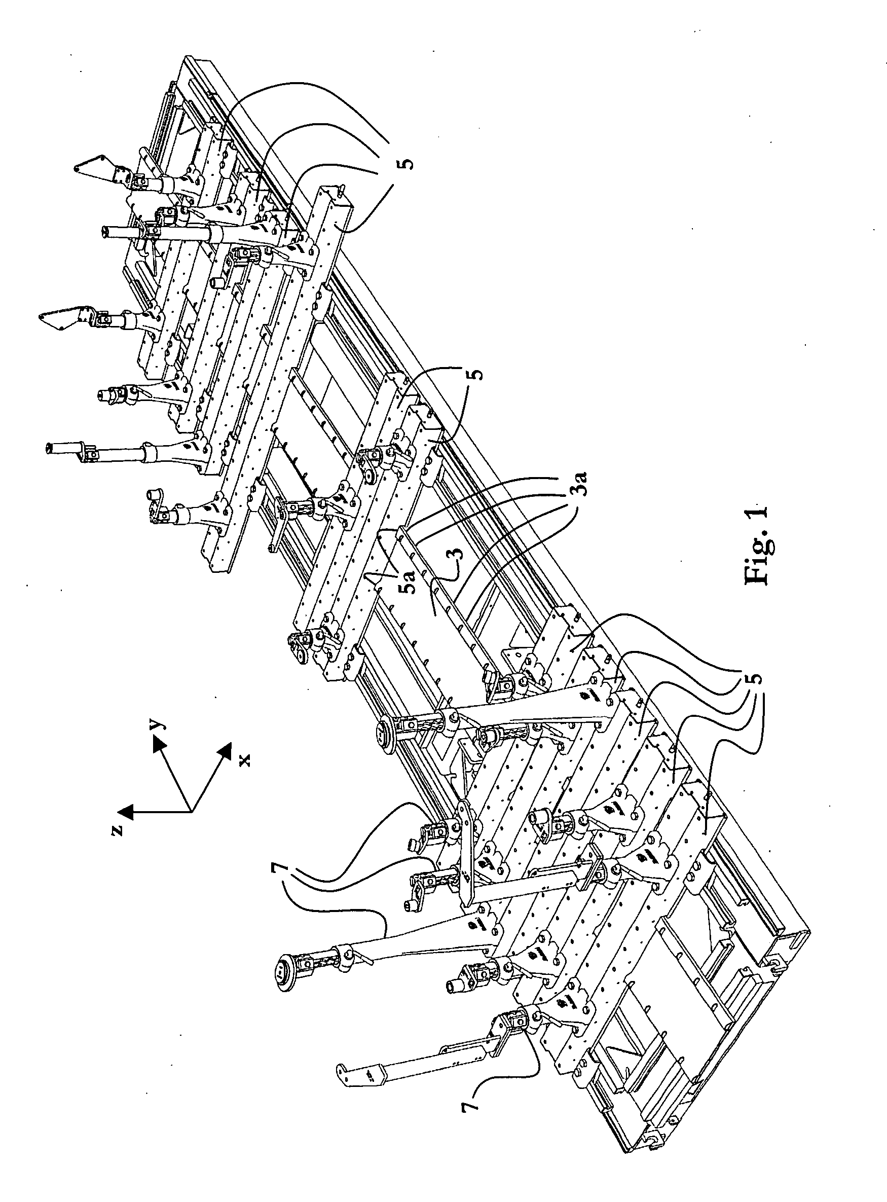 Method for alignment of a vehicle and levelling bench arrangement