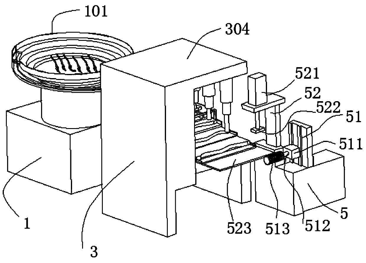 An automatic continuous processing machine tool capable of milling the special-shaped outer arc structure of the pliers head