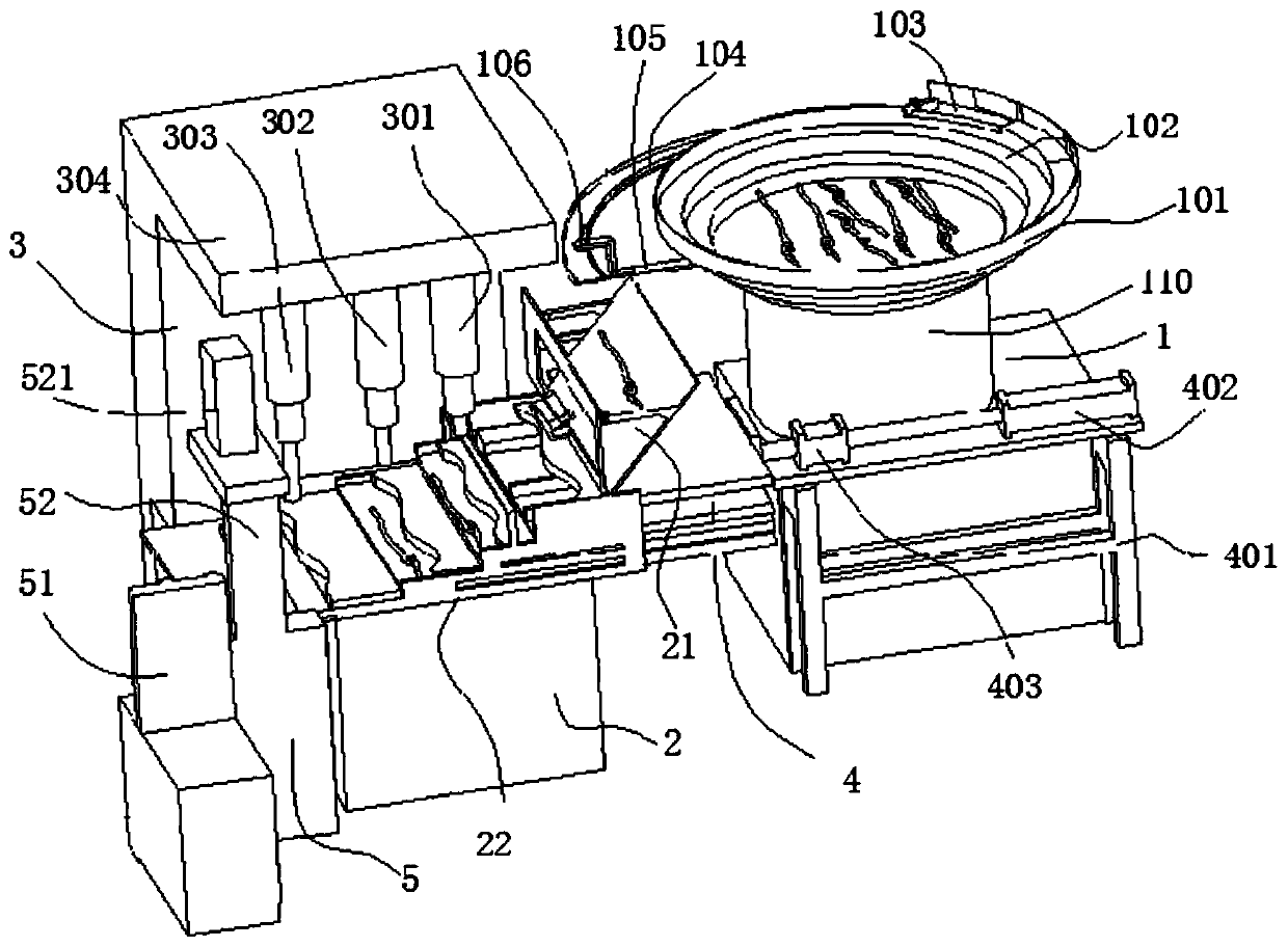 An automatic continuous processing machine tool capable of milling the special-shaped outer arc structure of the pliers head