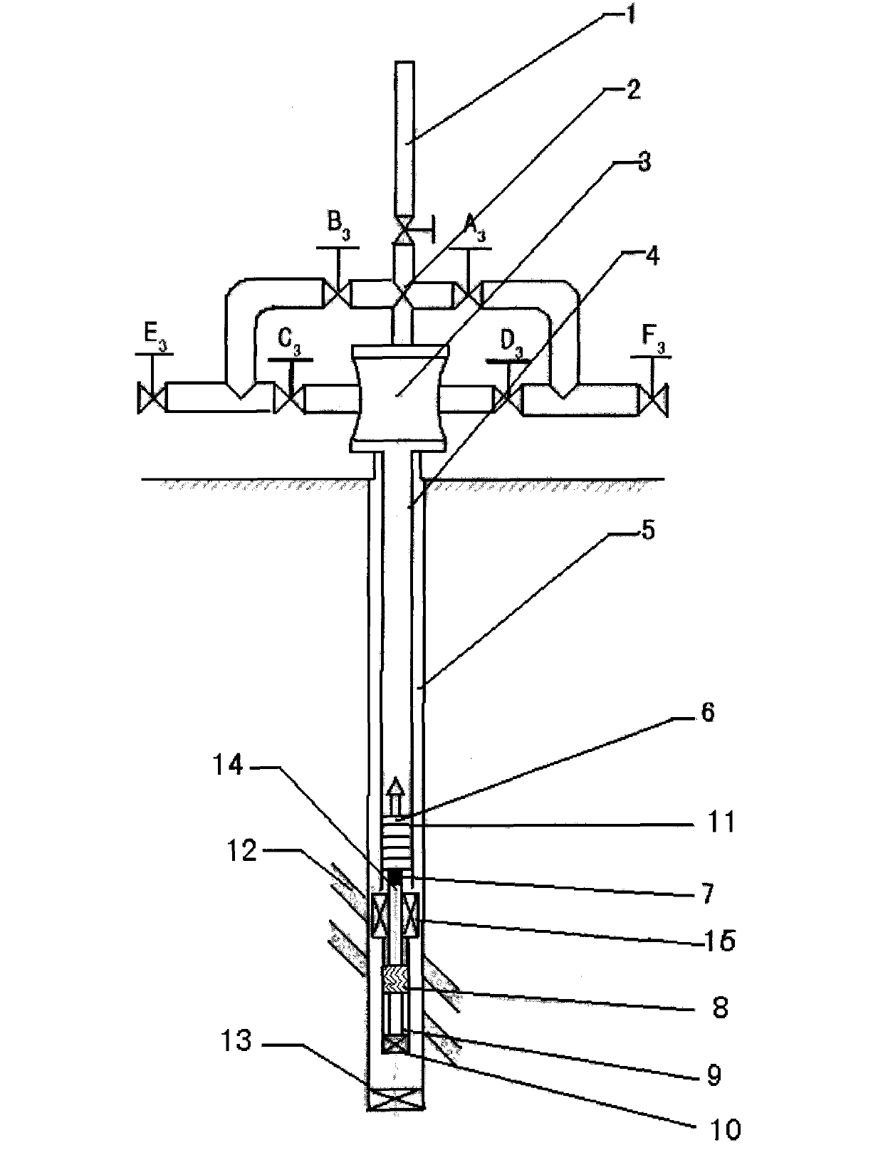 Deep-well oil-extraction external flow-channel direct and reverse circulation freely-throwing jet injector oil production method and device