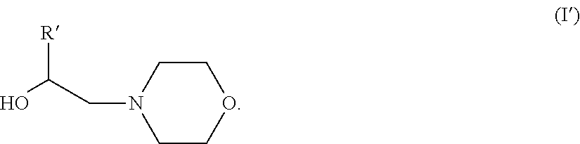 Morpholine derivatives as ashless TBN sources and lubricating oil compositions containing same