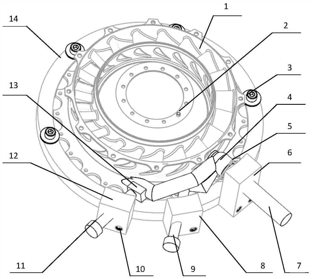 A thermal deformation control device for a multi-degree-of-freedom space structure