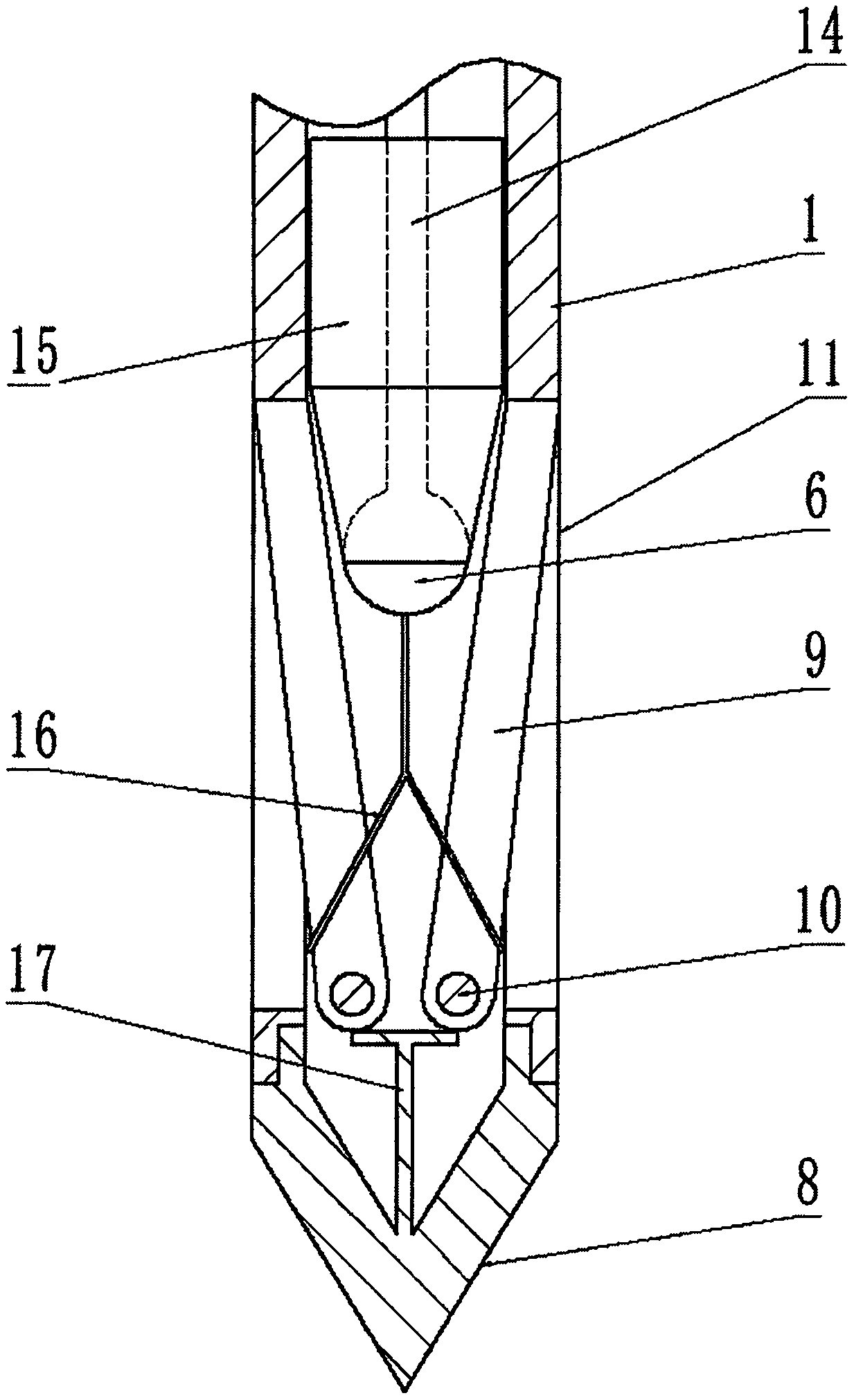 Moisture-trapping loess foundation pit anti-slip electric sintering supporting pile