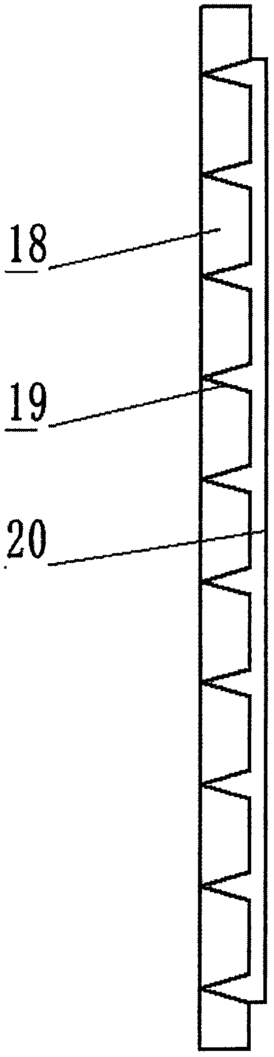 Moisture-trapping loess foundation pit anti-slip electric sintering supporting pile