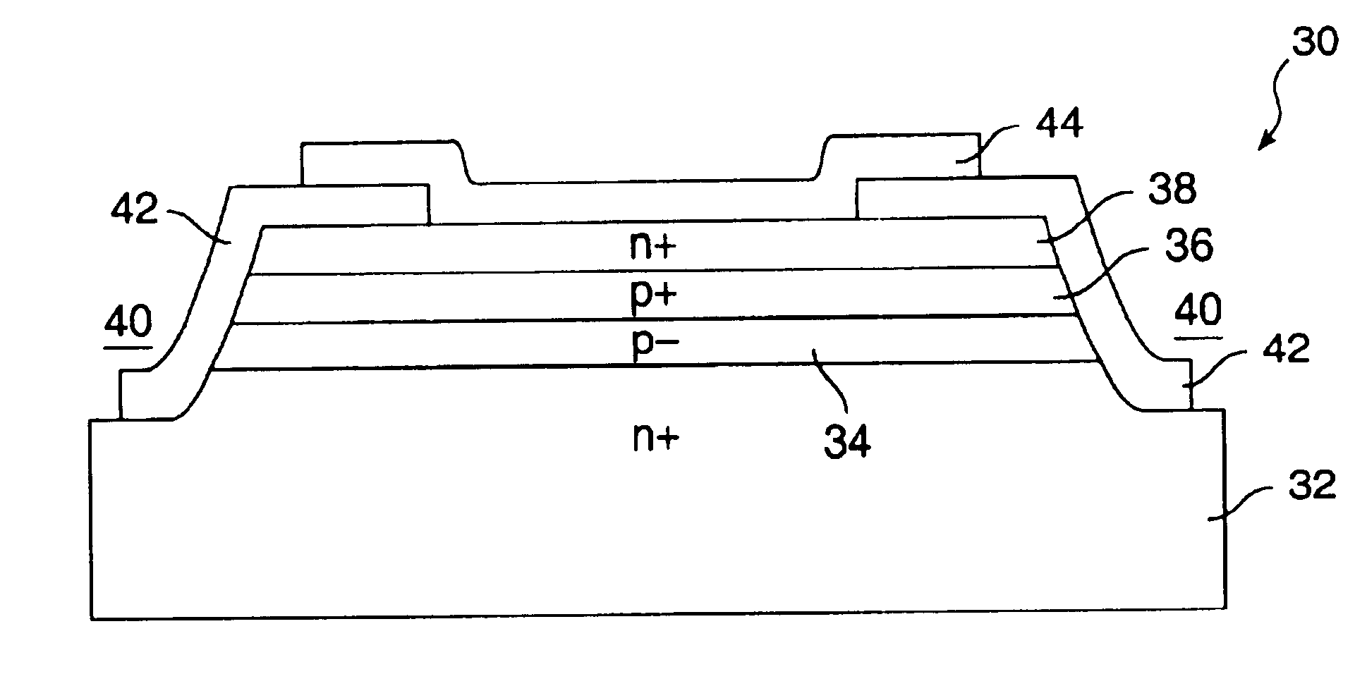 Low-voltage punch-through transient suppressor employing a dual-base structure