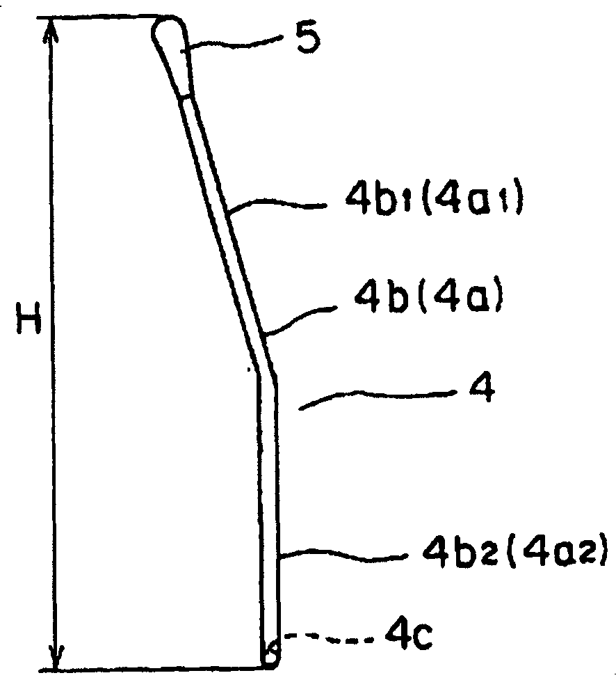 Bra and thread-like core material for same