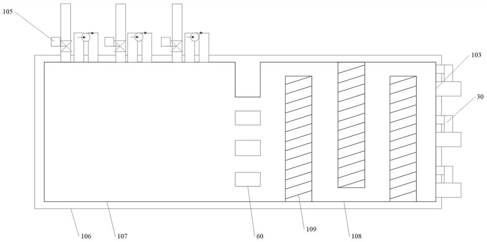 Fresh water treatment system combining solar energy with hollow fiber tube