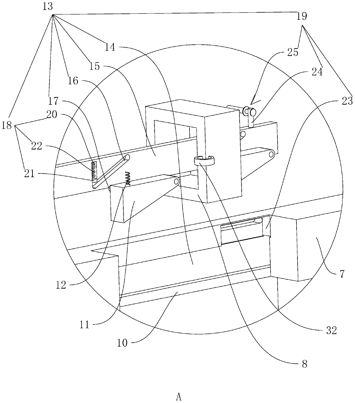 Cable bent tower and construction method thereof